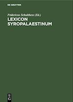 Lexicon Syropalaestinum