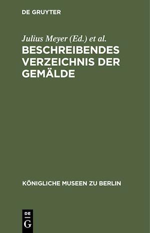 Beschreibendes Verzeichnis der Gemälde