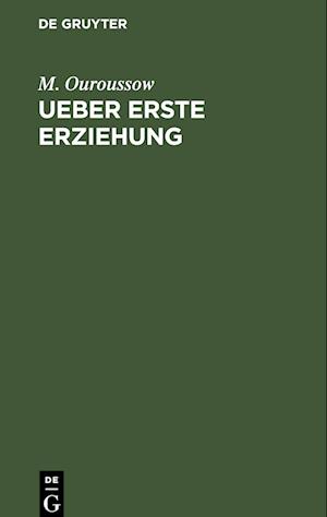 Ueber erste Erziehung