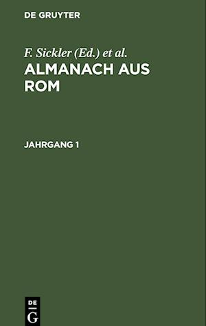 Almanach aus Rom, Jahrgang 1, Almanach aus Rom Jahrgang 1