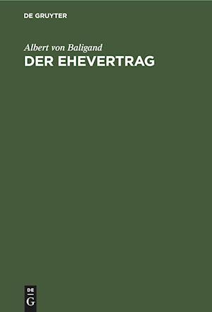 Der Ehevertrag