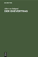 Der Ehevertrag