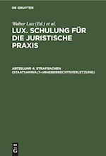 Lux. Schulung für die juristische Praxis, Abteilung 4, Strafsachen (Staatsanwalt-Urheberrechtsverletzung)