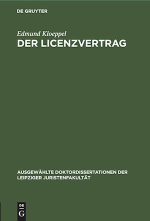 Der Licenzvertrag