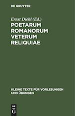 Poetarum Romanorum veterum reliquiae