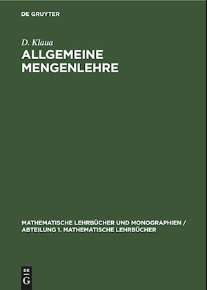 Allgemeine Mengenlehre