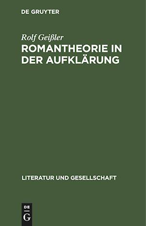 Romantheorie in der Aufklärung