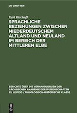 Sprachliche Beziehungen zwischen Niederdeutschem Altland und Neuland im Bereich der Mittleren Elbe