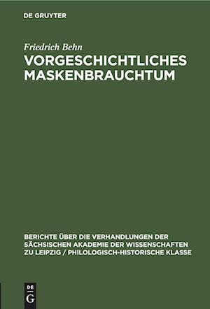 Vorgeschichtliches Maskenbrauchtum