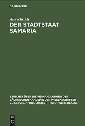 Der Stadtstaat Samaria