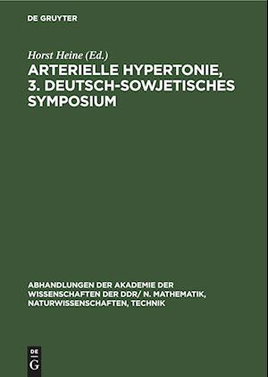 Arterielle Hypertonie, 3. Deutsch-Sowjetisches Symposium