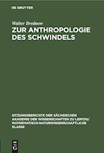 Zur Anthropologie des Schwindels