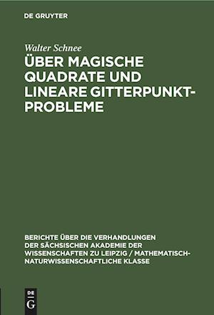 Über magische Quadrate und lineare Gitterpunktprobleme