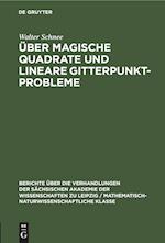 Über magische Quadrate und lineare Gitterpunktprobleme