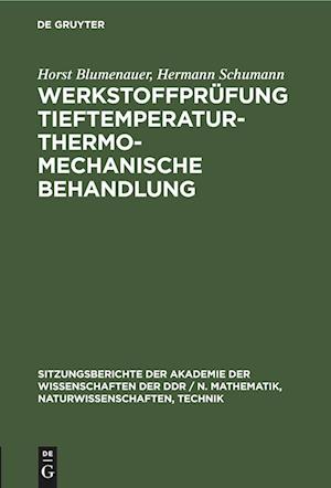 Werkstoffprüfung Tieftemperatur-thermo-mechanische Behandlung