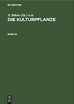 Die Kulturpflanze, Band 23, Die Kulturpflanze Band 23