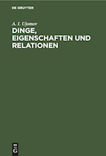 Dinge, Eigenschaften und Relationen