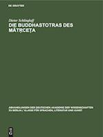 Die Buddhastotras des Mat¿ce¿a