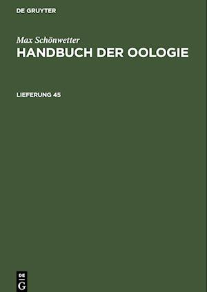 Handbuch der Oologie, Lieferung 45, Handbuch der Oologie Lieferung 45