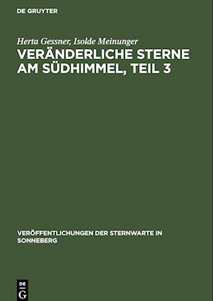 Veränderliche Sterne am Südhimmel, Teil 3