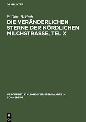 Die veränderlichen Sterne der nördlichen Milchstraße, Tel X