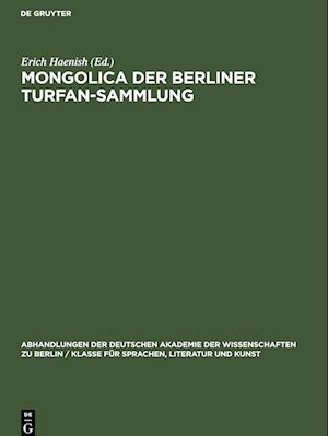 Mongolica der Berliner Turfan-Sammlung