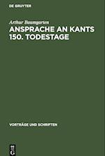 Ansprache an Kants 150. Todestage