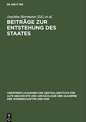 Beiträge zur Entstehung des Staates