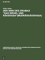 Der Sinn des Dramas "Das Siegel und Rakshasa"(Mudraraakshasa)