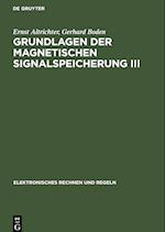 Grundlagen der Magnetischen Signalspeicherung III