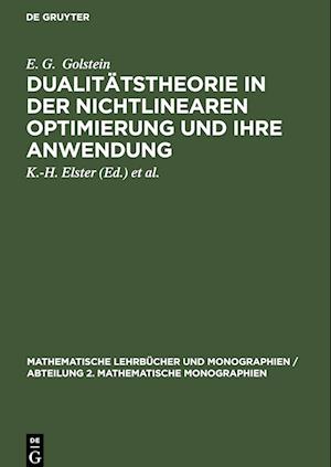 Dualitätstheorie in der nichtlinearen Optimierung und ihre Anwendung