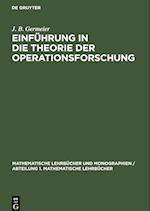 Einführung in die Theorie der Operationsforschung