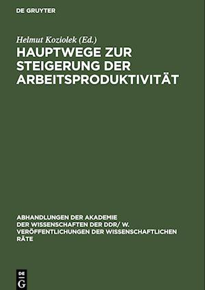 Hauptwege zur Steigerung der Arbeitsproduktivität