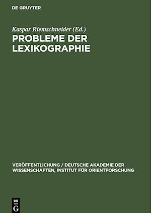 Probleme der Lexikographie