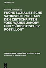 Frühe sozialistische satirische Lyrik aus den Zeitschriften "Der wahre Jakob" und "Süddeutscher Postillon"