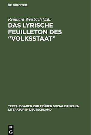 Das Lyrische Feuilleton des "Volksstaat"