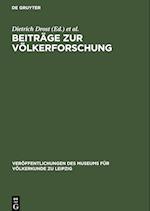 Beiträge zur Völkerforschung