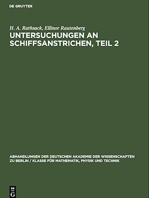 Untersuchungen an Schiffsanstrichen, Teil 2