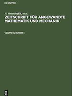 Zeitschrift für Angewandte Mathematik und Mechanik, Volume 66, Number 5, Zeitschrift für Angewandte Mathematik und Mechanik Volume 66, Number 5