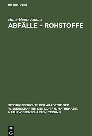 Abfälle - Rohstoffe