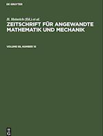 Zeitschrift für Angewandte Mathematik und Mechanik. Volume 68, Number 10