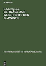 Beiträge zur Geschichte der Slawistik