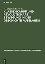 Klassenkampf und revolutionäre Bewegung in der Geschichte Russlands