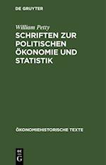 Schriften zur politischen Ökonomie und Statistik
