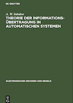 Theorie der Informationsübertragung in automatischen Systemen