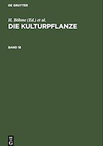 Die Kulturpflanze, Band 18, Die Kulturpflanze Band 18