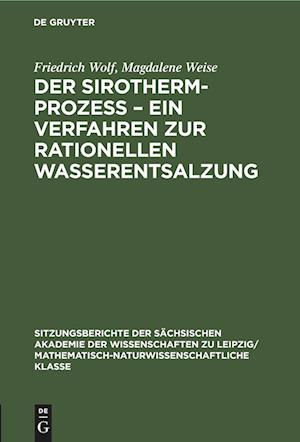 Der Sirotherm-Prozess - Ein Verfahren zur rationellen Wasserentsalzung