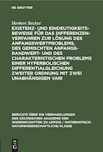 Existenz- und Eindeutigkeitsbeweise für das Differenzenverfahren zur Lösung des Anfangswertproblems, des gemischten Anfangs-Randwert- und des charakteristischen Problems einer hyperbolischen Differentialgleichung zweiter Ordnung mit zwei unabhängigen Vari