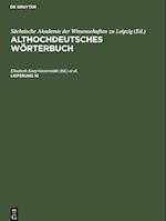 Althochdeutsches Wörterbuch, Lieferung 16, Althochdeutsches Wörterbuch Lieferung 16