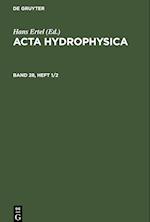 Acta Hydrophysica, Band 28, Heft 1/2, Acta Hydrophysica Band 28, Heft 1/2